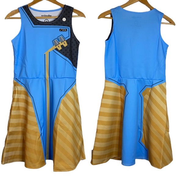 We Love Fine Overwatch Symmetra Skater Dress Pockets Cosplay Gamer Large - Picture 1 of 11